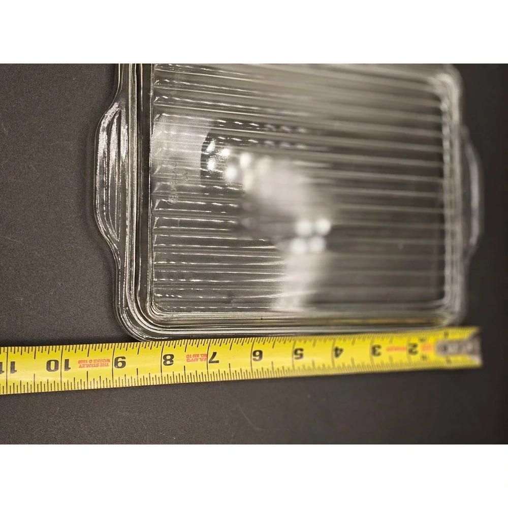 Vintage Pyrex 503-C Clear Ribbed Glass Lid for 2 Quart Refrigerator Dish Lid XX